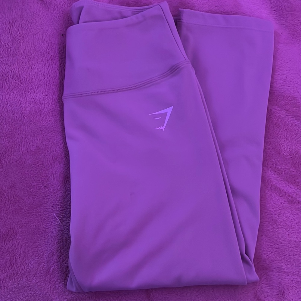 Gymshark neutral baby pink/blush nude cropped leggings